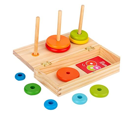KONTONTY 1 Satz Farbenfrohes Stapelspielzeug aus Holz Teiliges für Junge Mädchen Fördert und Formensortierung Sowie Motorische Fähigkeiten für Frühkindliche Entwicklung und Eltern Junge KONTONTY 1 Satz Farbenfrohes Stapelspielzeug aus Holz Teiliges für Junge Mädchen Fördert und Formensortierung Sowie Motorische Fähigkeiten für Frühkindliche Entwicklung und Eltern Junge von KONTONTY