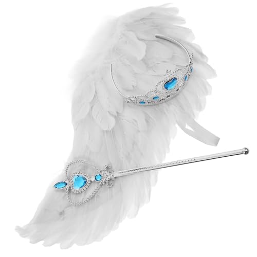 KONTONTY 1 Satz Feenflügel Zum Verkleiden Engelsflügel Für Eine Schicke Party Engelsflügel Und Zauberstab Engelsflügel Für Halloween Engelsflügel -engelsflügel- Plastik KONTONTY 1 Satz Feenflügel Zum Verkleiden Engelsflügel Für Eine Schicke Party Engelsflügel Und Zauberstab Engelsflügel Für Halloween Engelsflügel -engelsflügel- Plastik von KONTONTY