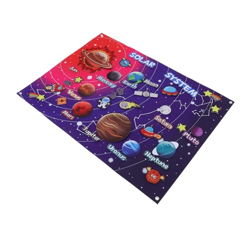 KONTONTY 1 Satz Filz-geschichtentafel Vorschullernen Interaktives Spielzeug Lehrtafel Zum Geschichtenerzählen von KONTONTY
