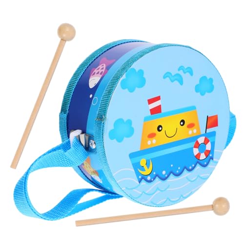 KONTONTY 1 Satz Handtrommel Lerntrommel für Trommelspielzeug für Babys kinderinstrumente musikinstrumente Drum Set Kleinkindertrommel Performance-Trommel Stoff von KONTONTY
