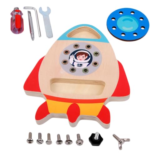 KONTONTY 1 Satz Haushaltskinder Kleinkind Kinderspielzeug Planke Zappelspielzeug werkzeugkoffer spielzeuge werkzeugkiste fleißiges Board- Kinderwerkzeuge Holz KONTONTY 1 Satz Haushaltskinder Kleinkind Kinderspielzeug Planke Zappelspielzeug werkzeugkoffer spielzeuge werkzeugkiste fleißiges Board- Kinderwerkzeuge Holz von KONTONTY