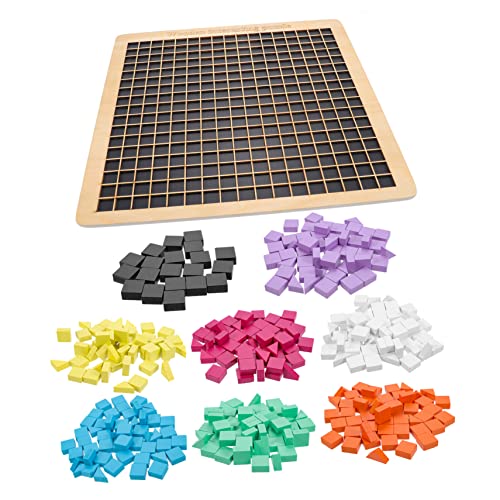 KONTONTY 1 Satz Holzpuzzle für Musterblöcken Montessori Lernspielzeug Fördert Kreativität und Geschicklichkeit Sicher und Langlebig Pädagogisches für Kleinkinder KONTONTY 1 Satz Holzpuzzle für Musterblöcken Montessori Lernspielzeug Fördert Kreativität und Geschicklichkeit Sicher und Langlebig Pädagogisches für Kleinkinder von KONTONTY