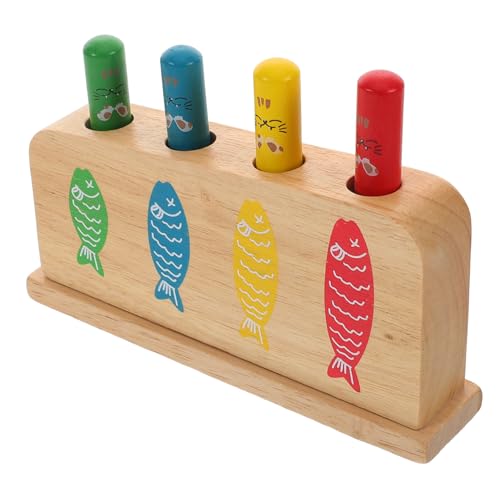 KONTONTY 1 Satz Holzspielzeug Matching für Kreatives Lernspielzeug Kognitiven Entwicklung Sicheres Holzmaterial für Kindergärten und Vorschulen Interaktives für Vielseitigen Spaß von KONTONTY