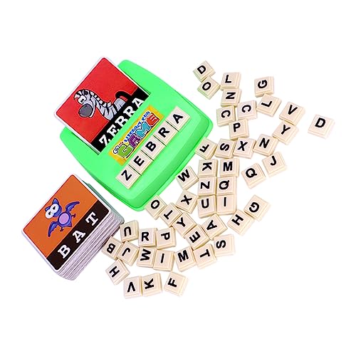KONTONTY 1 Satz Kind Englisch Buchstabe Kinderbriefkarte Lernspielzeug Für von KONTONTY