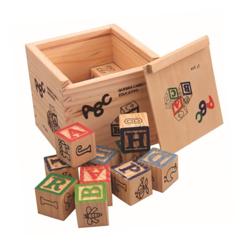 KONTONTY 1 Satz Kind bausteine interaktives Interactive Toys Problemlösungsspielzeug Motorikspielzeug für Fantasie Zahlenspielzeug Balance-Spielset Gebäude Bambus von KONTONTY