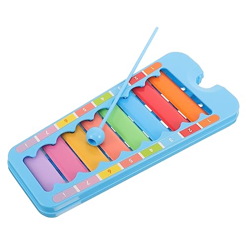 KONTONTY 1 Satz Kindermusik-schlaginstrumente Schlagzeug-xylophon Xylophon-Percussion- Xylophon-Percussion-kit Kinderinstrumente Klavier Im Alter Von 6–12 Jahren Blue Metall von KONTONTY