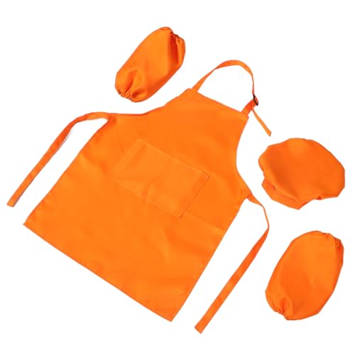KONTONTY Mehrzweck-schürzen-Set Für Kinder Malen Ankleiden Kleinkinder Kochzubehör Mit Kochmütze KONTONTY Mehrzweck-schürzen-Set Für Kinder Malen Ankleiden Kleinkinder Kochzubehör Mit Kochmütze von KONTONTY