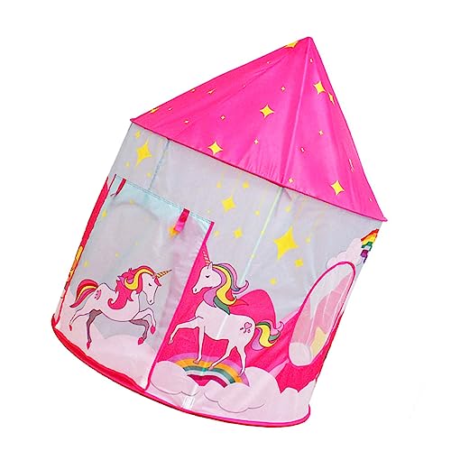 KONTONTY 1 Satz Kinderzeltspielzeug Spielhaus Zelt Kinderzelt drinnen Spielzelt Kinderspielgeräte im Freien Spiel Zelthaus Zelt mit Rolltor Indoor-Zelt im Zelt 190t Polyestergewebe Rosa KONTONTY 1 Satz Kinderzeltspielzeug Spielhaus Zelt Kinderzelt drinnen Spielzelt Kinderspielgeräte im Freien Spiel Zelthaus Zelt mit Rolltor Indoor-Zelt im Zelt 190t Polyestergewebe Rosa von KONTONTY