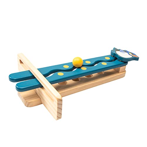 KONTONTY 1 Satz Kletterball Kletterbrett Aus Holz Mit Rollenden Kugeln Spiel Rollendes Perlenspielzeug Aus Holz Kletterperlen- Hölzern Blue von KONTONTY