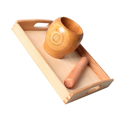 KONTONTY 1 Satz Knoblauchstampfer Knoblauchstampfer Knoblauch Manueller Stampfer Küche Krabbelkrabbe Lernspielküche Aus Holz KONTONTY 1 Satz Knoblauchstampfer Knoblauchstampfer Knoblauch Manueller Stampfer Küche Krabbelkrabbe Lernspielküche Aus Holz von KONTONTY