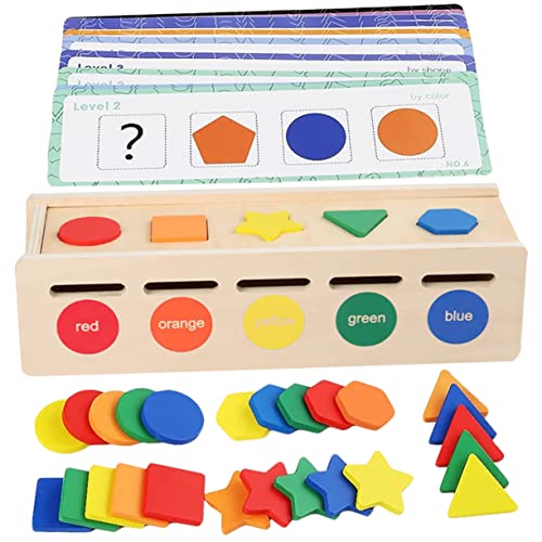 KONTONTY 1 Satz Kognitives Lernspielzeug Tragbare Passende Spielzeuge Holzspielzeug Kinderspiele Zur Farbklassifizierung Lernspielzeug Für Kleinkinder Puzzle Hölzern KONTONTY 1 Satz Kognitives Lernspielzeug Tragbare Passende Spielzeuge Holzspielzeug Kinderspiele Zur Farbklassifizierung Lernspielzeug Für Kleinkinder Puzzle Hölzern von KONTONTY