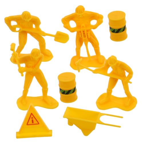 KONTONTY Miniatur Bauarbeiterfiguren Satz für Kuchendekoration Realistische Arbeiterfiguren für Geburtstagsfeiern Spielzeug Dekorationen Bau Szenen Requisiten KONTONTY Miniatur Bauarbeiterfiguren Satz für Kuchendekoration Realistische Arbeiterfiguren für Geburtstagsfeiern Spielzeug Dekorationen Bau Szenen Requisiten von KONTONTY