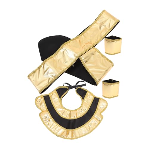 KONTONTY 1 Satz Kostümzubehör Set für Königliche Ägyptische Kostüme Ägyptischer Gürtel Kragen Armbänder für Halloween Cosplay Authentisches Design Bequem Elegant KONTONTY 1 Satz Kostümzubehör Set für Königliche Ägyptische Kostüme Ägyptischer Gürtel Kragen Armbänder für Halloween Cosplay Authentisches Design Bequem Elegant von KONTONTY