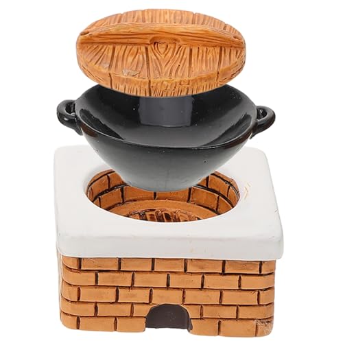 KONTONTY 1 Satz Küchenminiaturen Puppenhaustopf Und Topfdeckel Puppenhaus Miniaturen Mini Möbel Kleiner Küchenherd Mini- -Layout-Requisite Miniatur-möbelschmuck Mini Herd Plastik KONTONTY 1 Satz Küchenminiaturen Puppenhaustopf Und Topfdeckel Puppenhaus Miniaturen Mini Möbel Kleiner Küchenherd Mini- -Layout-Requisite Miniatur-möbelschmuck Mini Herd Plastik von KONTONTY