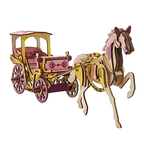 KONTONTY 1 Satz Kutschen-Puzzle- für kinderspielzeug DIY- mechanische Rätsel für Mechanische Puzzles für Erwachsene Holzrätsel 3D-Wagenmodell hölzern KONTONTY 1 Satz Kutschen-Puzzle- für kinderspielzeug DIY- mechanische Rätsel für Mechanische Puzzles für Erwachsene Holzrätsel 3D-Wagenmodell hölzern von KONTONTY