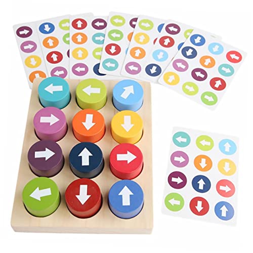 KONTONTY 1 Satz Lernspielzeug für Toys holzspielzeug Denkspielzeug passendes Bild Farbsortierspiel kognitive Puzzle-Spielzeuge pädagogisches Papier KONTONTY 1 Satz Lernspielzeug für Toys holzspielzeug Denkspielzeug passendes Bild Farbsortierspiel kognitive Puzzle-Spielzeuge pädagogisches Papier von KONTONTY