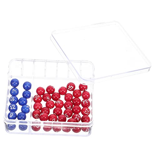 KONTONTY 1 Satz Lotterie-Simulator verlosen Schmierer Stundenspiel Lotterieball Karte Funny Toys Fun Toy essstã¤bchen Lustiges drehteller Partyspielbälle Nummernwähler Acryl von KONTONTY