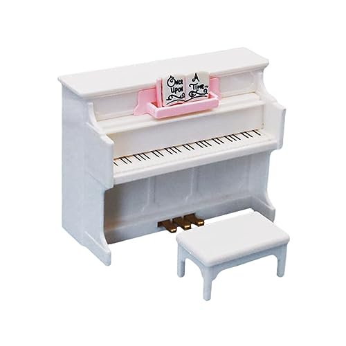 1 Satz Mini-Klavier-Ornament Miniatur-Klaviermodell Musikinstrument verzierung Kinderspielzeug Accessoires für Teenager-Mädchen Tastaturen kreative Mini-Dekoration Mini-Verzierung von KONTONTY
