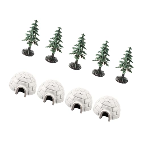 KONTONTY 1 Satz Mini Modellspielzeug mit Weihnachtsbaumfiguren Lebensechte Modelle für Dekoration Puppenhaus und DIY Kuchen Toppers KONTONTY 1 Satz Mini Modellspielzeug mit Weihnachtsbaumfiguren Lebensechte Modelle für Dekoration Puppenhaus und DIY Kuchen Toppers von KONTONTY