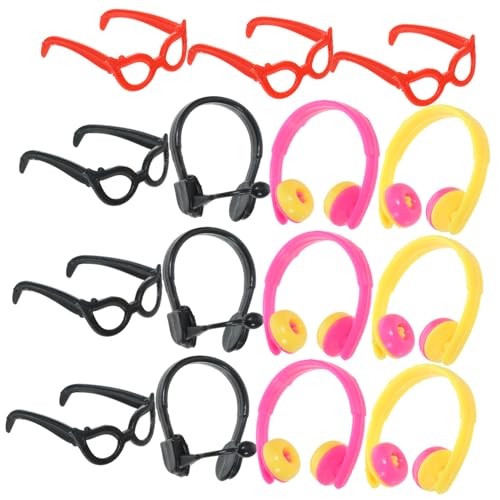 KONTONTY 1 Satz Mini Puppen Headset mit Dekorativen Mini Gläsern für Puppenhaus Stylisches Zubehör für Puppendekoration und Spielsets für Kindergeburtstage und Feiertage KONTONTY 1 Satz Mini Puppen Headset mit Dekorativen Mini Gläsern für Puppenhaus Stylisches Zubehör für Puppendekoration und Spielsets für Kindergeburtstage und Feiertage von KONTONTY