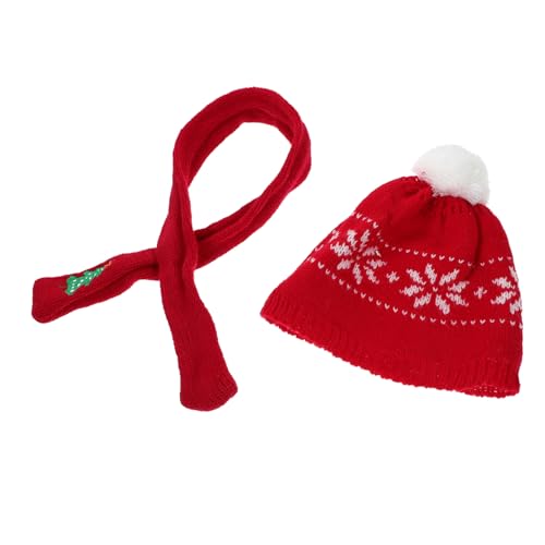 KONTONTY 1 Satz Mini Strickmützen und Schalset für Weihnachten Schneemann Dekoration Rote Mütze und Weihnachtsbaum Schal für Puppen und DIY Projekte KONTONTY 1 Satz Mini Strickmützen und Schalset für Weihnachten Schneemann Dekoration Rote Mütze und Weihnachtsbaum Schal für Puppen und DIY Projekte von KONTONTY