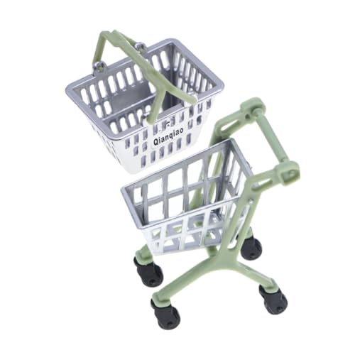 KONTONTY Miniatur-einkaufskorb Kleiner Trolley Spielzeug-supermarkt Handkorb Modelle Kleiner Einkaufswagen Schreibtischdekoration Puppenhauszubehör Für Puppenhaus KONTONTY Miniatur-einkaufskorb Kleiner Trolley Spielzeug-supermarkt Handkorb Modelle Kleiner Einkaufswagen Schreibtischdekoration Puppenhauszubehör Für Puppenhaus von KONTONTY