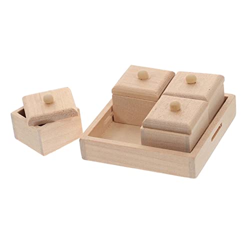 KONTONTY 1 Satz Mini -Tablett -Ornamente Puppenhaus Mini-Tablett Miniatur-Ablagefach-Modell Puppenhaus Tablett Desktop-Speichertablett- Mini-Aufbewahrungs-Einkaufstablett Holz KONTONTY 1 Satz Mini -Tablett -Ornamente Puppenhaus Mini-Tablett Miniatur-Ablagefach-Modell Puppenhaus Tablett Desktop-Speichertablett- Mini-Aufbewahrungs-Einkaufstablett Holz von KONTONTY