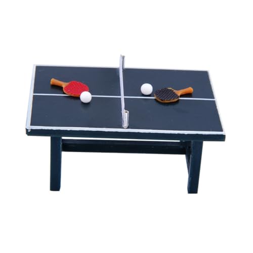 KONTONTY 1 Satz Mini Tischtennisplatte Tischtennis Tischspielzeug für Puppenhaus Realistisches Design für Miniaturdekoration und Kreative Spielwelten Hochwertige Verarbeitung und KONTONTY 1 Satz Mini Tischtennisplatte Tischtennis Tischspielzeug für Puppenhaus Realistisches Design für Miniaturdekoration und Kreative Spielwelten Hochwertige Verarbeitung und von KONTONTY
