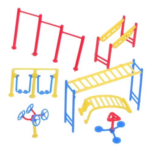 KONTONTY Miniatur-Outdoor-sportgeräte-Set Aus Kunststoff Modell 1/100 Puppenhaus-fitnesszubehör Maßstabsgetreues Fitnessstudio-Modell Für Mikro-BAU-landschaften KONTONTY Miniatur-Outdoor-sportgeräte-Set Aus Kunststoff Modell 1/100 Puppenhaus-fitnesszubehör Maßstabsgetreues Fitnessstudio-Modell Für Mikro-BAU-landschaften von KONTONTY
