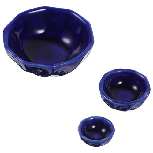KONTONTY 1 Set Miniatur Schüssel Puppen Keramik Schüssel Küche Pretend Für Szene Decor von KONTONTY