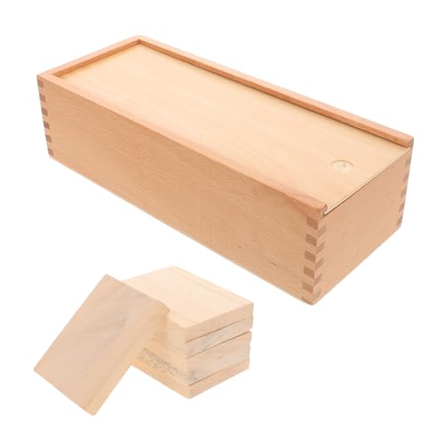 KONTONTY 1 Satz Montessori Lehrmittel Schlaginstrumente Sinnesspielzeug für die frühkindliche Bildung -Aktivitätsspielzeug sensorische Ausrüstung Sinnesröhre Holz Beige KONTONTY 1 Satz Montessori Lehrmittel Schlaginstrumente Sinnesspielzeug für die frühkindliche Bildung -Aktivitätsspielzeug sensorische Ausrüstung Sinnesröhre Holz Beige von KONTONTY
