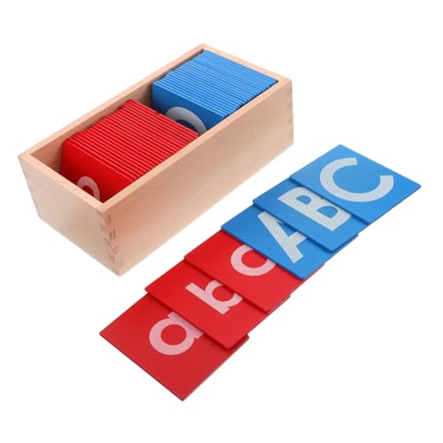 KONTONTY 1 Satz Montessori Lehrmittel Werkzeug Schleifpapier Lernen Karten Montessori-lernspielzeug Alphabet -lernspielzeug Montessori-vorschulmaterialien Holz KONTONTY 1 Satz Montessori Lehrmittel Werkzeug Schleifpapier Lernen Karten Montessori-lernspielzeug Alphabet -lernspielzeug Montessori-vorschulmaterialien Holz von KONTONTY