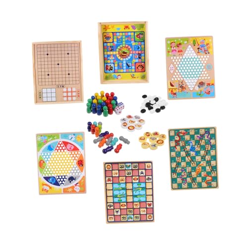 KONTONTY 1 Satz Multifunktionales Schachspielzeug Interessante Schachspiele Bequemes Schachspielzeug Tragbares Fliegendes Schach Partyschachspielzeug Schachspiele Für Spielbrett Abs von KONTONTY