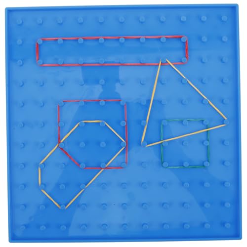 KONTONTY 1 Satz Nagelbrettunterrichtshilfen Pädagogisches Geoboard- Stammlernspielzeug Stecktafeln Geoboard Für Kleinkinder Fantasie Und Kreativitätsspielzeug Planke Gummiband KONTONTY 1 Satz Nagelbrettunterrichtshilfen Pädagogisches Geoboard- Stammlernspielzeug Stecktafeln Geoboard Für Kleinkinder Fantasie Und Kreativitätsspielzeug Planke Gummiband von KONTONTY