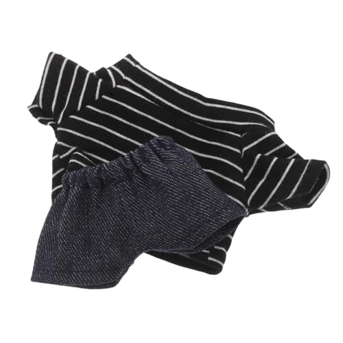 KONTONTY 1 Satz Niedliche Bärenpuppen Kleidung mit Shirt und Hose für Süßes Kostüm für Bärenpuppen für Verkleidung und Austauschbare Bekleidung KONTONTY 1 Satz Niedliche Bärenpuppen Kleidung mit Shirt und Hose für Süßes Kostüm für Bärenpuppen für Verkleidung und Austauschbare Bekleidung von KONTONTY