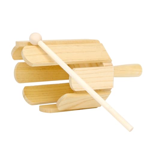 KONTONTY 1 Satz Oktave Aus Massivem Holz Musikinstrumente Musikspielzeug Rhythmus-Percussion-Instrument Musikalisches Holzspielzeug Angebot Für Den Musikunterricht Holz von KONTONTY