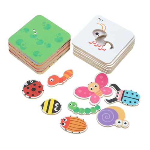 KONTONTY 1 Satz Pädagogisches Tierpuzzle für Interessanten Kombinationen Fördert Kognitive Fähigkeiten und Problemlösungskompetenz für Kleinkinder und Vorschulkinder KONTONTY 1 Satz Pädagogisches Tierpuzzle für Interessanten Kombinationen Fördert Kognitive Fähigkeiten und Problemlösungskompetenz für Kleinkinder und Vorschulkinder von KONTONTY