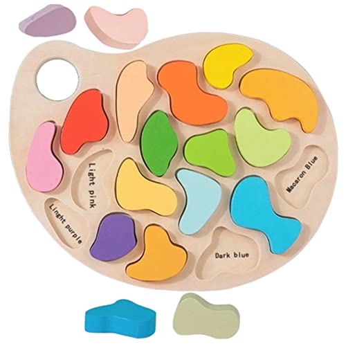 KONTONTY 1 Satz Palette Puzzle rätselbuch Safe Toy holzbauklötze laubsäge Frühpädagogisches Rätsel für Farbabstimmungstafel hölzern Colorful KONTONTY 1 Satz Palette Puzzle rätselbuch Safe Toy holzbauklötze laubsäge Frühpädagogisches Rätsel für Farbabstimmungstafel hölzern Colorful von KONTONTY