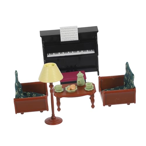 KONTONTY 1 Satz Piano-Modell für wohnzimmermöbel puppenstubenmöbel Puppenhausdeko Klavier-Set Mini Möbel Puppenhaus-Puppenmöbel Miniaturmodelle Miniaturvorräte Stoff KONTONTY 1 Satz Piano-Modell für wohnzimmermöbel puppenstubenmöbel Puppenhausdeko Klavier-Set Mini Möbel Puppenhaus-Puppenmöbel Miniaturmodelle Miniaturvorräte Stoff von KONTONTY