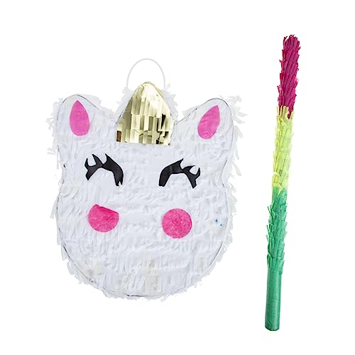 KONTONTY 1 Satz Pinata Einhorn für Kindergeburtstag Piñata für Fiesta Geburtstagsfeier und Lustige Aktivitäten Einfach zu Befüllen und Überall Aufzuhängen KONTONTY 1 Satz Pinata Einhorn für Kindergeburtstag Piñata für Fiesta Geburtstagsfeier und Lustige Aktivitäten Einfach zu Befüllen und Überall Aufzuhängen von KONTONTY