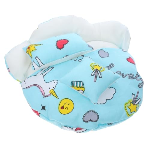 KONTONTY 1 Satz Puppenschlafsackbett Mini-babybett Miniatur-babybett Schlafsack Für Puppen Miniatur-puppenhausbett Mini-bettspielzeug Babypuppenbett Polyester Haushalt Plüschpuppen Ob11 von KONTONTY