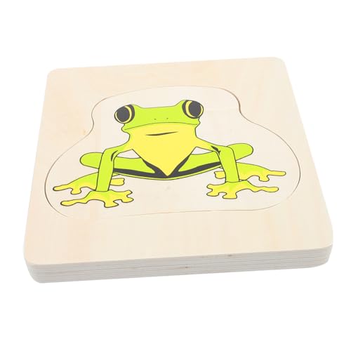 KONTONTY 1 Satz Puzzle Aufwachsen Rätseln Stapelspielzeug Für Babys Bausteine für Kleinkinder Lernspielzeug Für Kinderspielzeug Bausteine Tierblöcke Hölzern KONTONTY 1 Satz Puzzle Aufwachsen Rätseln Stapelspielzeug Für Babys Bausteine für Kleinkinder Lernspielzeug Für Kinderspielzeug Bausteine Tierblöcke Hölzern von KONTONTY