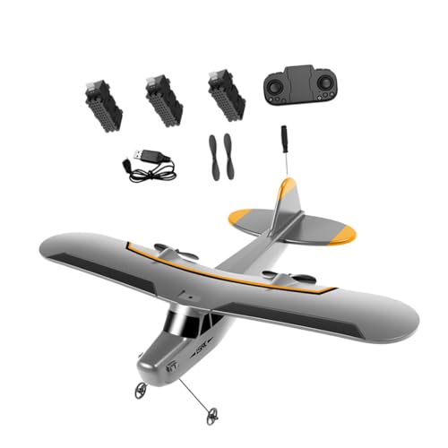 KONTONTY 1 Satz Rc Flugzeug Ferngesteuertes Modell mit Intelligentem Gyroskop Kanal Leichtem Material für Anfänger und Outdoor Spaß Batterien und LED Lichtern KONTONTY 1 Satz Rc Flugzeug Ferngesteuertes Modell mit Intelligentem Gyroskop Kanal Leichtem Material für Anfänger und Outdoor Spaß Batterien und LED Lichtern von KONTONTY
