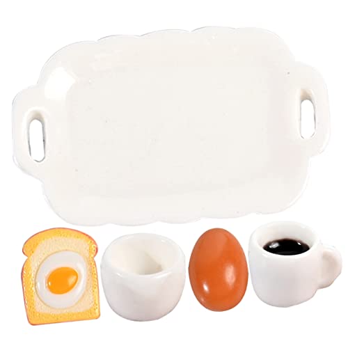 KONTONTY 1 Satz Realistische Frühstücksmodelle, Kleine Frühstücks-bastelarbeiten, Miniatur-rollenspielspielzeug, Mini- -Dekorationen KONTONTY 1 Satz Realistische Frühstücksmodelle, Kleine Frühstücks-bastelarbeiten, Miniatur-rollenspielspielzeug, Mini- -Dekorationen von KONTONTY