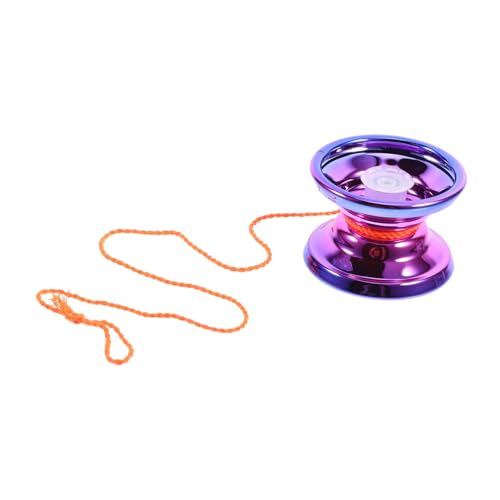 KONTONTY 1 Satz Saite Jo-Jo Outdoor Beliebtes Yo-yo mit Schnur Mini-Yo-Yo Autospielzeug beleuchten Ballspielzeug Outdoor- Abs Violett von KONTONTY