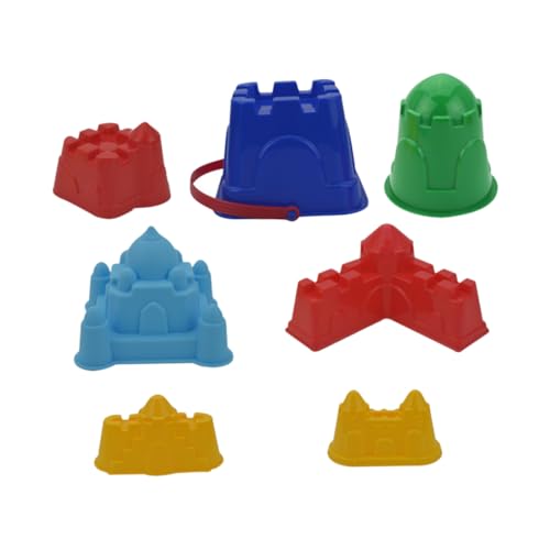 KONTONTY 1 Satz Sandspielzeug Set für Tragbares Burgenmodell mit Schaufel und Sandbagger für Strand und Sandkasten Fördert Kreativität und Spielspaß von KONTONTY