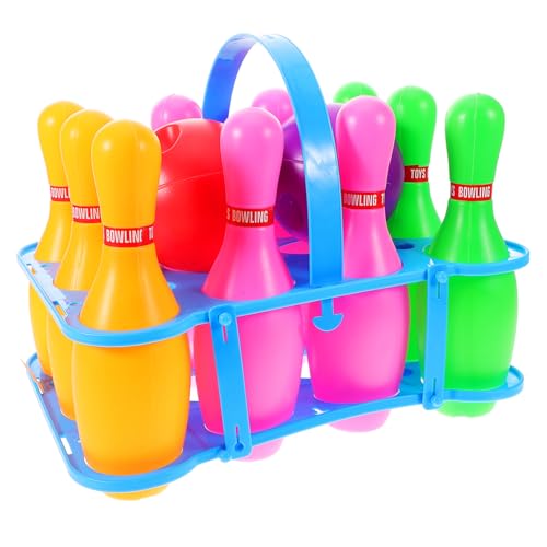 KONTONTY 1 Satz Satz Bowlingkugel Ball Spaß im Freien Outdoor Kinderfestung Bowling für Kleinkinder Bowlingkugel für Karneval wurfspiel Wurfring Plastik KONTONTY 1 Satz Satz Bowlingkugel Ball Spaß im Freien Outdoor Kinderfestung Bowling für Kleinkinder Bowlingkugel für Karneval wurfspiel Wurfring Plastik von KONTONTY