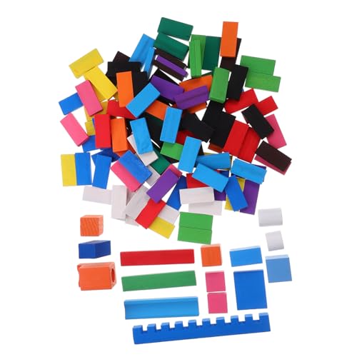 KONTONTY 1 Satz Satz Domino- holzspielzeug lernspielzeug Holz Domino Domino-Set aus Holz bauklötze kinderspielzeug Party -Brettspiele Kinderaccessoire von KONTONTY