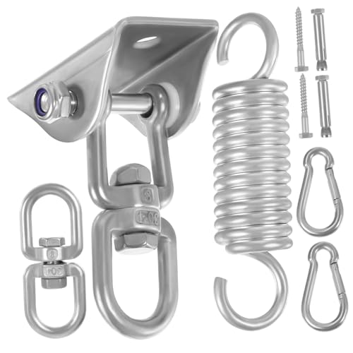 KONTONTY 1 Satz Schaukelhaken Schaukel-hängeset Für Die Veranda Deckendrehaufhänger Schaukel-hängeset Heavy Duty Schaukelaufhänger Schwere Ausführung Schaukel-aufhänger-kit Edelstahl 304 KONTONTY 1 Satz Schaukelhaken Schaukel-hängeset Für Die Veranda Deckendrehaufhänger Schaukel-hängeset Heavy Duty Schaukelaufhänger Schwere Ausführung Schaukel-aufhänger-kit Edelstahl 304 von KONTONTY