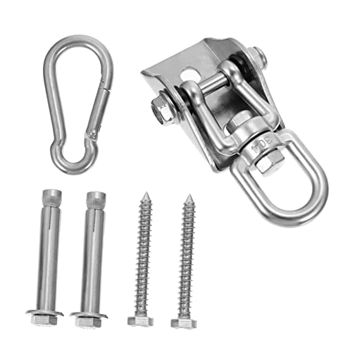 KONTONTY 1 Satz Schaukelring für Hängematte Swing-Schnallenbasis Swing Spring Haken Hängematten-Schaukelhaken Hängematten-Universalradhaken schaukel hängemattenhaken Rostfreier Stahl Silber KONTONTY 1 Satz Schaukelring für Hängematte Swing-Schnallenbasis Swing Spring Haken Hängematten-Schaukelhaken Hängematten-Universalradhaken schaukel hängemattenhaken Rostfreier Stahl Silber von KONTONTY
